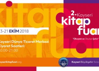 2.Kayseri Kitap Fuarı 13 Ekim’de