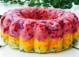 Renkli Patates Salatası Renkli Patates Salatası