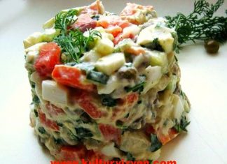 Tavuklu Rus Salatası Tavuklu Rus Salatası