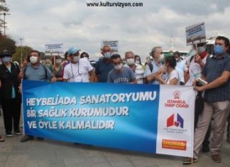 Heybeliada Sanatoryumu İçin Eylem Yapıldı Heybeliada Sanatoryumu İçin Eylem Yapıldı