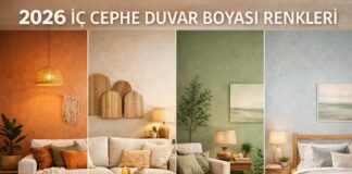 2026 İç Cephe Duvar Boyası Renkleri