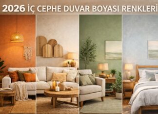2026 İç Cephe Duvar Boyası Renkleri