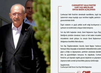 CHP Yurt Dışı Örgütlerinden Ortak Tepki: “Halk İradesi Yok Sayılamaz”
